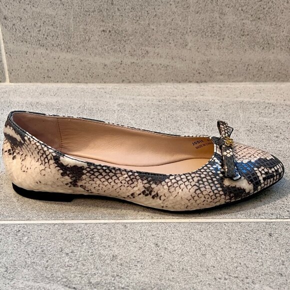 Stuart Weitzman Jodie Python Flats Size 6.5 - Picture 6 of 11